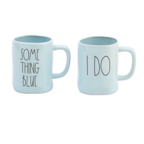 NWT Rae Dunn I do & something blue mugs